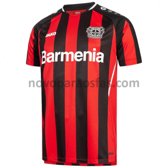 Camisolas Bayer 04 Leverkusen Casa 2021-2022 Manga Curta
