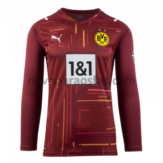 Camisolas Borussia Dortmund Guarda-redes M001 2021-2022 Manga Comprida