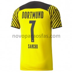 Camisolas Borussia Dortmund Jadon Sancho 7 Casa 2021-2022 Manga Curta