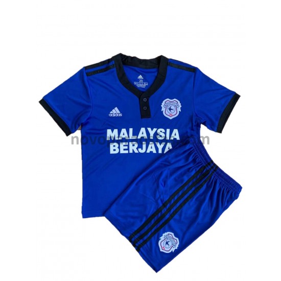 Camisolas Cardiff City Criança Casa 2021-2022 Manga Curta