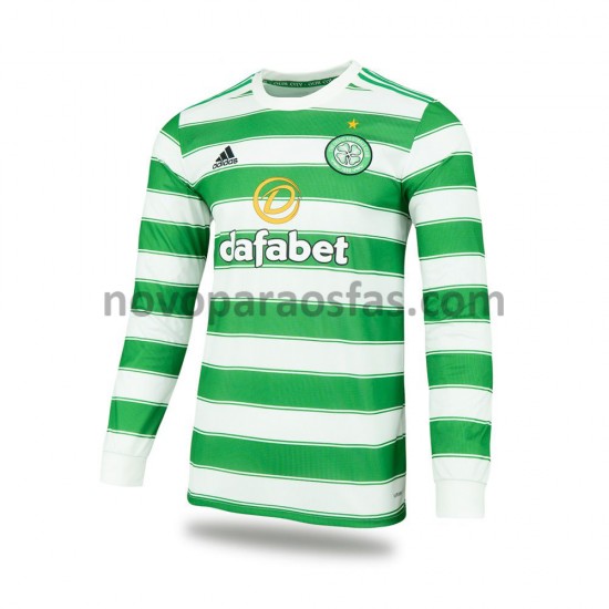 Camisolas Celtic Casa 2021-2022 Manga Comprida