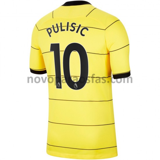 Camisolas Chelsea Christian Pulisic 10 Visitante 2021-2022 Manga Curta