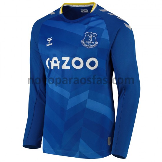Camisolas Everton Casa 2021-2022 Manga Comprida