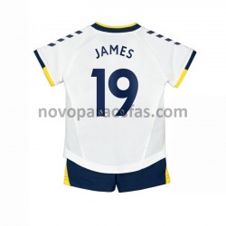 Camisolas Everton James Rodriguez 19 Criança Alternativo 2021-2022 Manga Curta