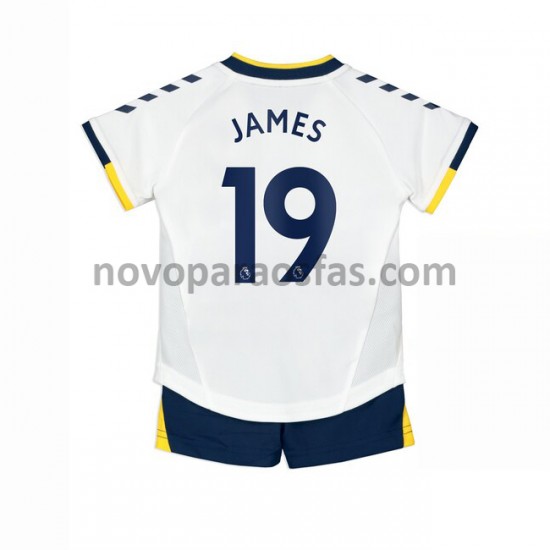Camisolas Everton James Rodriguez 19 Criança Alternativo 2021-2022 Manga Curta