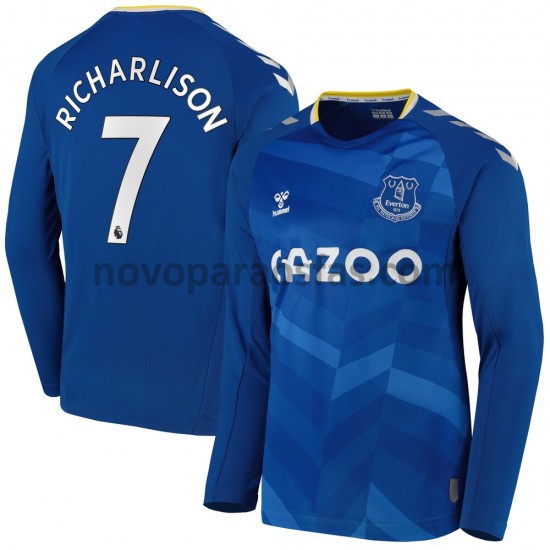 Camisolas Everton Richarlison 7 Casa 2021-2022 Manga Comprida