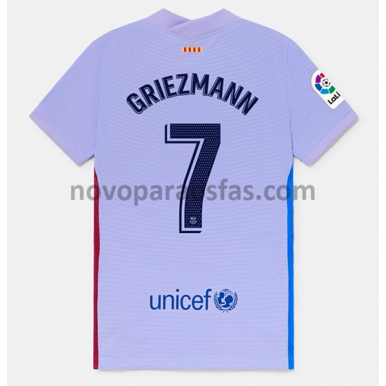 Camisolas FC Barcelona Antoine Griezmann 7 Visitante 2021-2022 Manga Curta