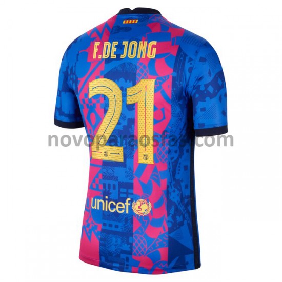 Camisolas FC Barcelona Frenkie de Jong 21 Alternativo 2021-2022 Manga Curta