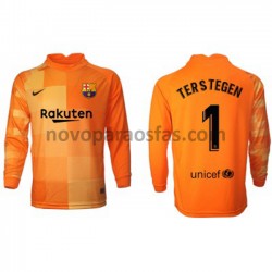 Camisolas FC Barcelona Guarda-redes Ter Stegen 1 Casa 2021-2022 Manga Comprida