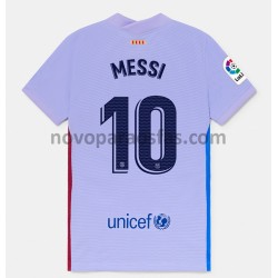 Camisolas FC Barcelona Lionel Messi 10 Visitante 2021-2022 Manga Curta
