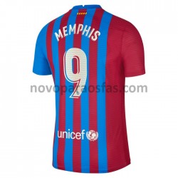 Camisolas FC Barcelona Memphis Depay 9 Casa 2021-2022 Manga Curta