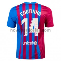 Camisolas FC Barcelona Philippe Coutinho 14 Casa 2021-2022 Manga Curta