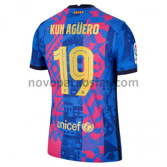 Camisolas FC Barcelona Sergio Aguero 19 Alternativo 2021-2022 Manga Curta