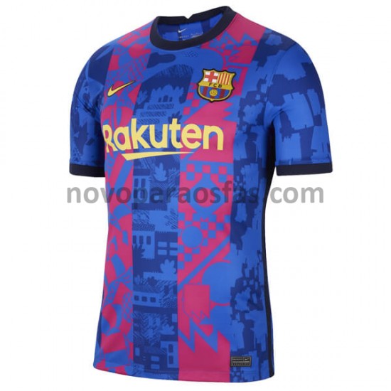 Camisolas FC Barcelona Alternativo 2021-2022 Manga Curta
