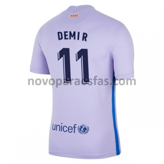Camisolas FC Barcelona Yusuf Demir 11 Visitante 2021-2022 Manga Curta