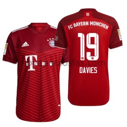 Camisolas Bayern de Munique Alphonso Davies 19 Casa 2021-2022 Manga Curta