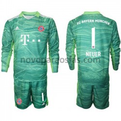 Camisolas Bayern de Munique Guarda-redes Manuel Neuer 1 Criança Alternativo 2021-2022 Manga Comprida