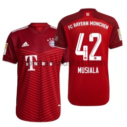 Camisolas Bayern de Munique Jamal Musiala 42 Casa 2021-2022 Manga Curta