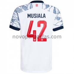 Camisolas Bayern de Munique Jamal Musiala 42 Alternativo 2021-2022 Manga Curta