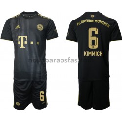 Camisolas Bayern de Munique Joshua Kimmich 6 Criança Visitante 2021-2022 Manga Curta