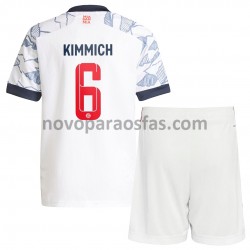 Camisolas Bayern de Munique Joshua Kimmich 6 Criança Alternativo 2021-2022 Manga Curta