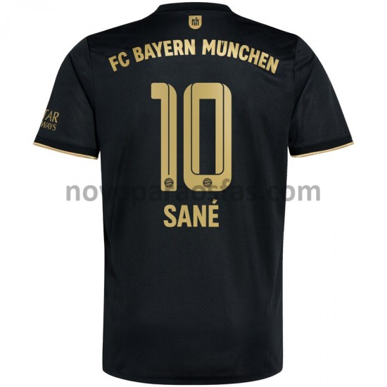 Camisolas Bayern de Munique Leroy Sane 10 Visitante 2021-2022 Manga Curta