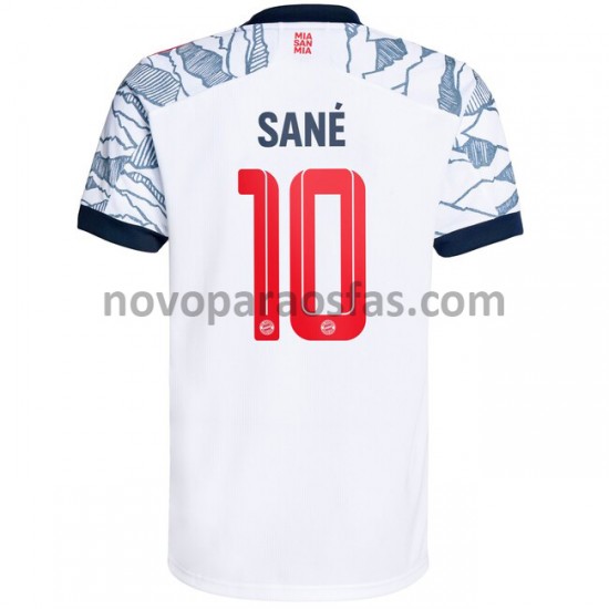 Camisolas Bayern de Munique Leroy Sane 10 Alternativo 2021-2022 Manga Curta