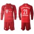 Camisolas Bayern de Munique Lucas Hernandez 21 Criança Casa 2021-2022 Manga Comprida