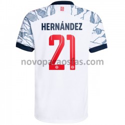 Camisolas Bayern de Munique Lucas Hernandez 21 Alternativo 2021-2022 Manga Curta