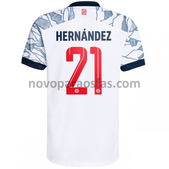 Camisolas Bayern de Munique Lucas Hernandez 21 Alternativo 2021-2022 Manga Curta