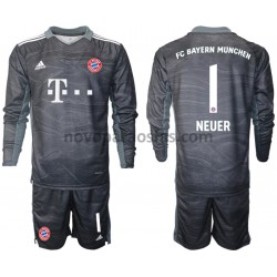 Camisolas Bayern de Munique Manuel Neuer 1 Guarda-redes Criança Visitante 2021-2022 Manga Comprida