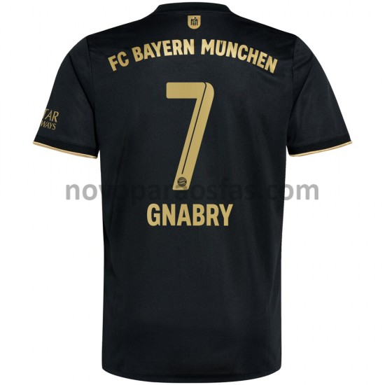 Camisolas Bayern de Munique Serge Gnabry 7 Visitante 2021-2022 Manga Curta