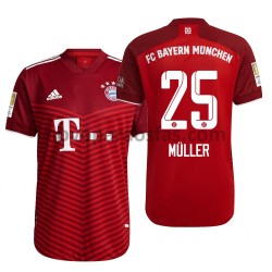 Camisolas Bayern de Munique Thomas Muller 25 Casa 2021-2022 Manga Curta
