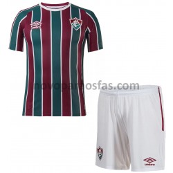 Camisolas Fluminense Criança Casa 2021-2022 Manga Curta