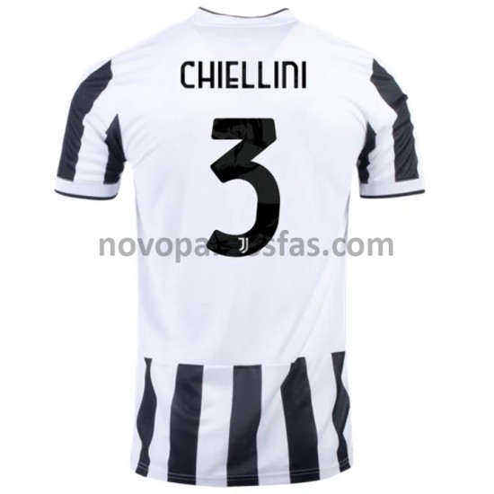 Camisolas Juventus Giorgio Chiellini 3 Casa 2021-2022 Manga Curta