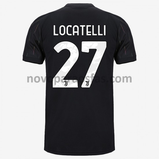 Camisolas Juventus Manuel Locatelli 27 Visitante 2021-2022 Manga Curta