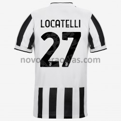 Camisolas Juventus Manuel Locatelli 27 Casa 2021-2022 Manga Curta