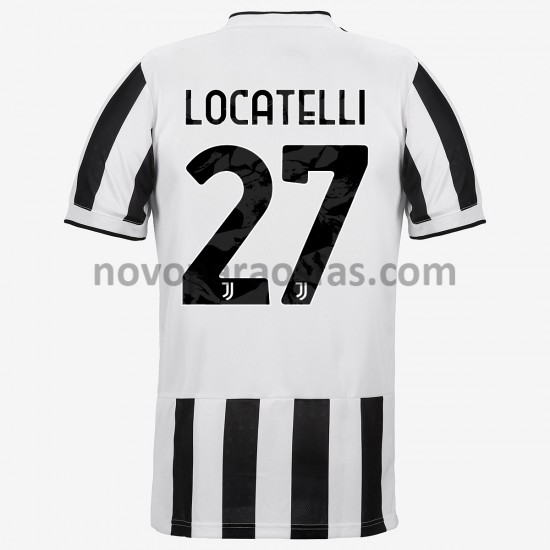 Camisolas Juventus Manuel Locatelli 27 Casa 2021-2022 Manga Curta