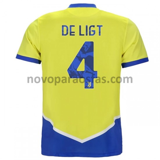 Camisolas Juventus Matthijs de Ligt 4 Alternativo 2021-2022 Manga Curta