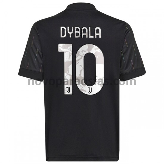 Camisolas Juventus Paulo Dybala 10 Visitante 2021-2022 Manga Curta