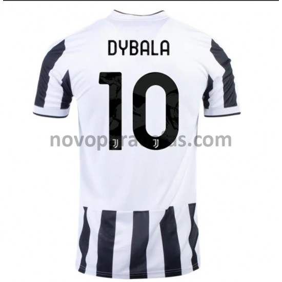 Camisolas Juventus Paulo Dybala 10 Casa 2021-2022 Manga Curta