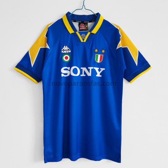 Camisolas Juventus Retro Visitante 1995-1996 Manga Curta