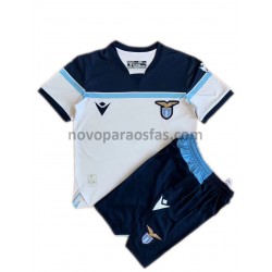 Camisolas SS Lazio Criança Visitante 2021-2022 Manga Curta