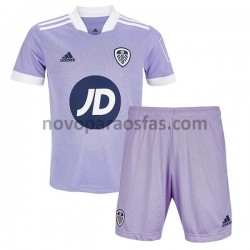 Camisolas Leeds United Criança Alternativo 2021-2022 Manga Curta