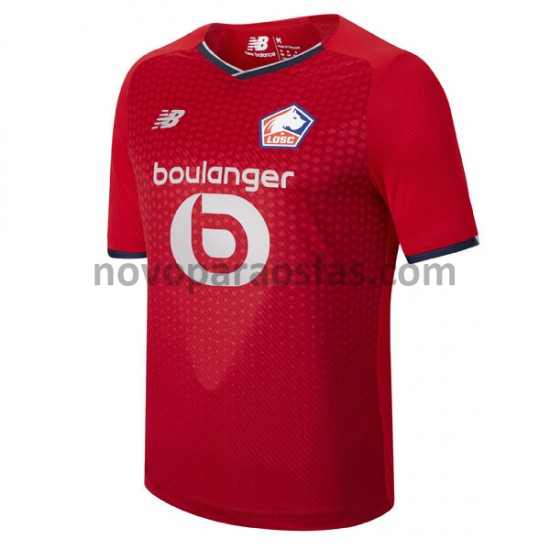 Camisolas LOSC Lille Casa 2021-2022 Manga Curta