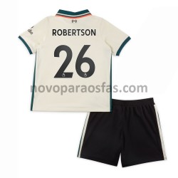 Camisolas Liverpool Andrew Robertson 26 Criança Visitante 2021-2022 Manga Curta