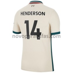 Camisolas Liverpool Henderson 14 Visitante 2021-2022 Manga Curta