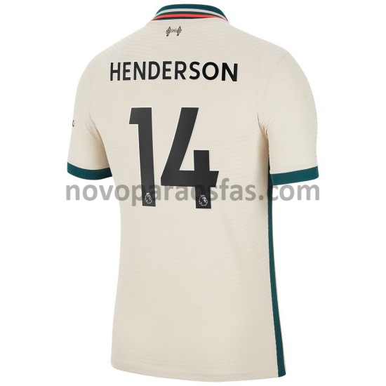 Camisolas Liverpool Henderson 14 Visitante 2021-2022 Manga Curta