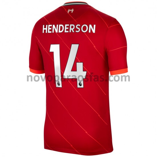 Camisolas Liverpool Jordan Henderson 14 Casa 2021-2022 Manga Curta