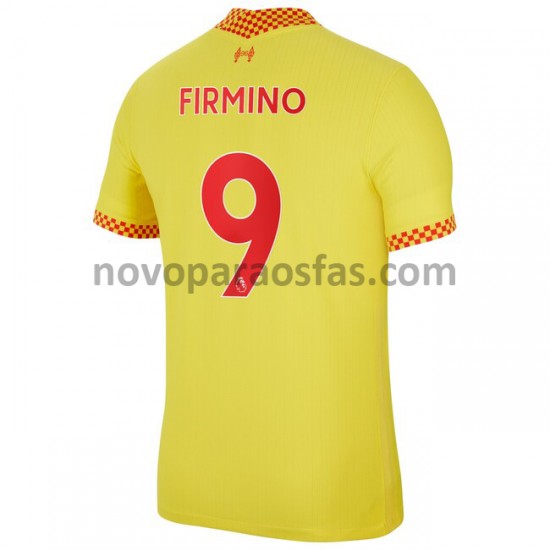 Camisolas Liverpool Roberto Firmino 9 Alternativo 2021-2022 Manga Curta